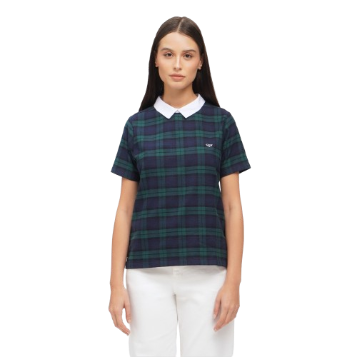 Memo Collared Shirt For Women (Green)