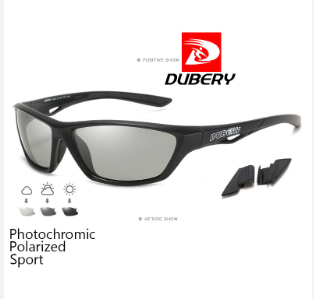 Dubery  Photochromic Polarized Sunglasses Sporty Outdoor