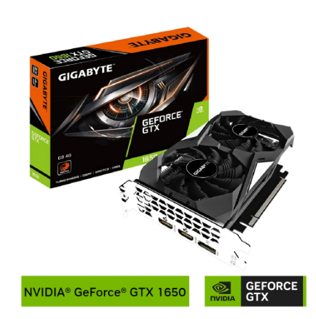 Gigabyte NVIDIA® GeForce® GTX 1650 Dual Fan 4GB GDDR5 Graphic Card