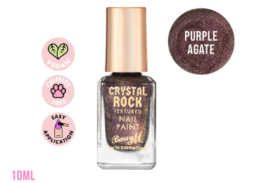 Barry M Crystal Rock Nail Paint Purple Agate Gel Nail Polish