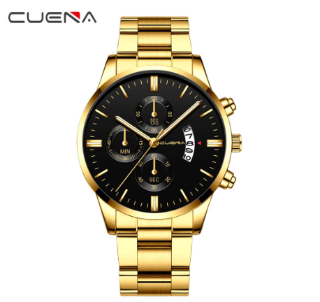 Cuena Men's Watch Leisure Sports Quartz Waterproof Watch 845S 007