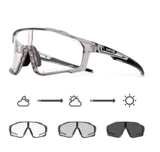 2023 New Photochromic Cycling Glasses Mtb Sunglasses for Men Women Sport Speed Road Mountain Bike Bicycle Cycl Eyewear Goggle PS14