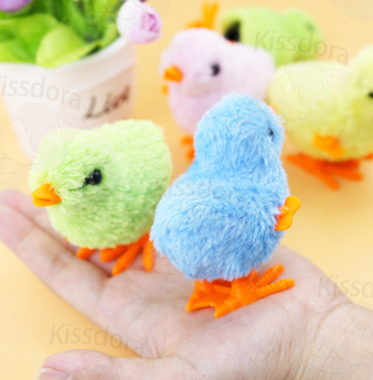 Kids Toys Wind Up Plush toys Chicken Clockwork Baby Toys