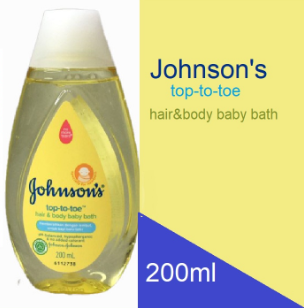 Johnson's Top-to-Toe Hair and Body Baby Bath 200ml