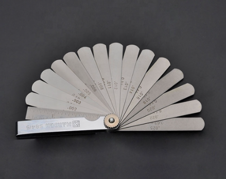 Harden 580415 15Pcs Feeler Gauge (Professional) Tool Custom 65mn Metal Set