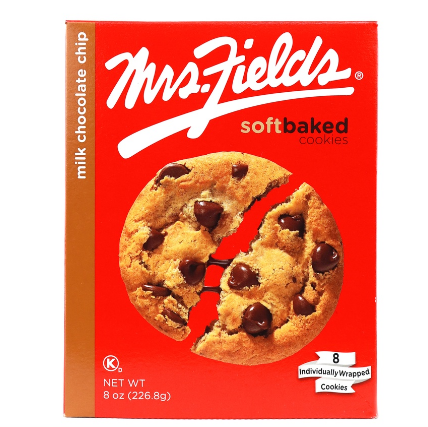 Mrs. Fields Soft Baked Cookies Milk Chocolate Chip 8pcs
