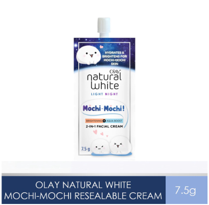 Olay Natural Aura Light Night Mochi-Mochi 2-in-1 Facial Cream 7.5 G