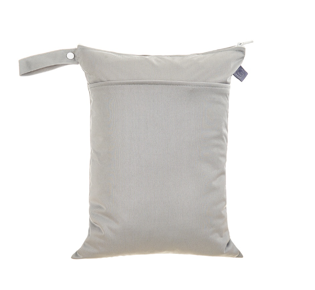 Reusable Waterproof Dry Double Pocket Cloth Handle Diaper Wet Bag 13