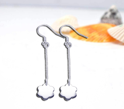 Italy Sterling Silver Danlling Earrings