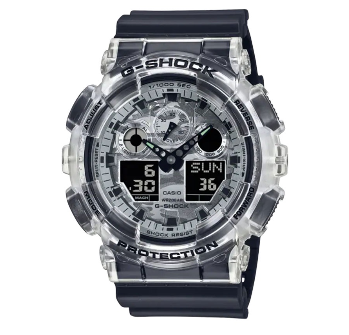 Casio G-Shock Basic Black Resin Digital Watch For Men CGA-100SKC-1ADR
