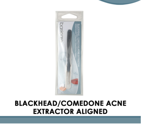 Basicare Blackhead Comedone Acne Extractor Aligned BCFEC24