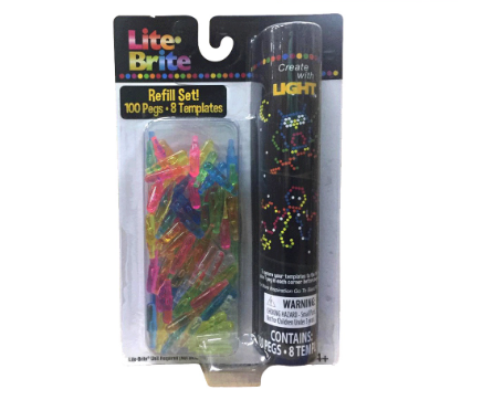 Lite-Brite 100 pcs Refill Pack
