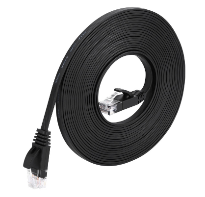 5M 10M 20M 30M Flat Cat6E Internet RJ45 Ethernet LAN Cable Outdoor Available
