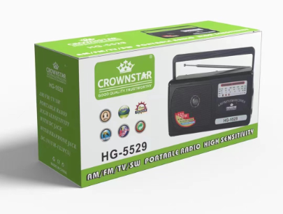 COD Electric Radio Speaker FM/AM/SW 4band radio AC power and Battery Power 150W Extrabass Sounds