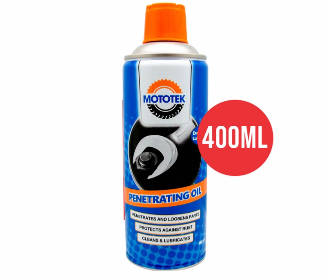 Mototek Penetrating Oil 400ml - Penetrates and Loosen Parts