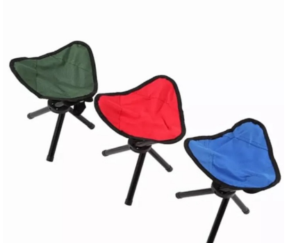 Outdoor portable folding triangle stool foldable chair