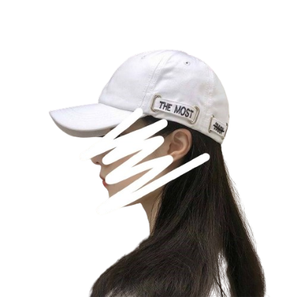 Lovito Women Embroidery Hats LNA28267 (White)