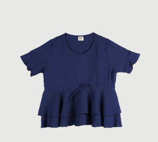 Stylistic Mr. Lee Ladies Basic Tees Boxy Fit 108304-U Blue