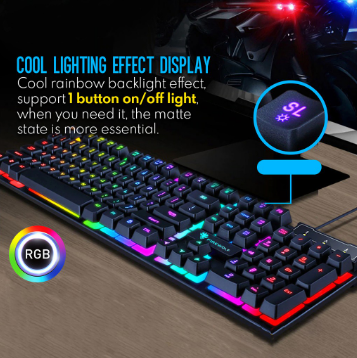 FIREWOLF K20 K25 c LED Gaming Keyboard Multi-Media Online Exclusive Edition