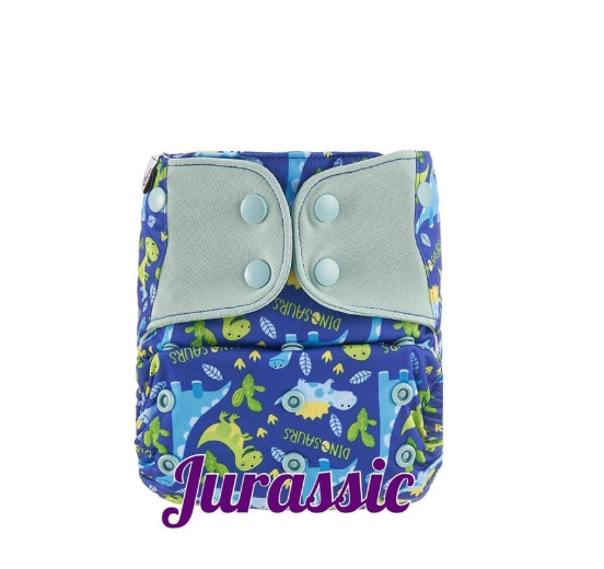 Booldeet Posh Cloth Diaper Newest Prints with 4-Layer ContouMicrofiber red Insert S5