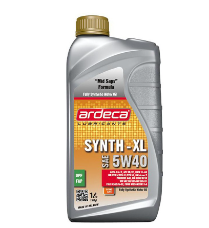 Ardeca Synth XL Fully Synthetic Oil 5W40 1Liter