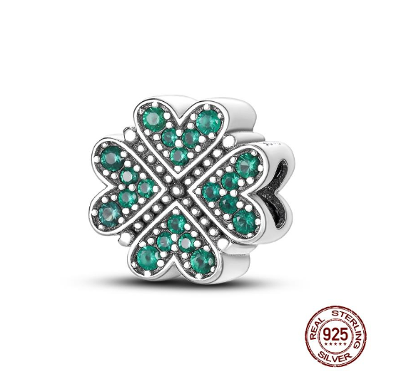 925 Sterling Silver Green Series Tree Cactus Avocado Pendant DIY Charm Beads Fit Original Pandora Charms Bracelet Women Jewelry D7