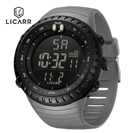 LICARR Brand Original Men's Watch Stopwatch Fashion Sports Light Calendar Waterproof 9521 02