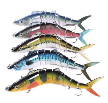 Tsurinoya Lures lure Multi-Nodal Fish Baits Road Sub-Baits 8 Nodal Baits 17.8cm /38g Fishing Bait