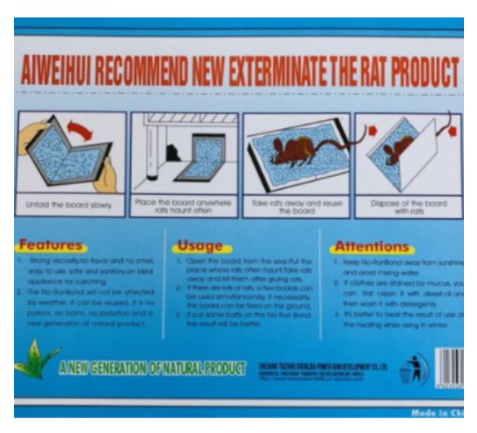 Sticky Mouse Trap Board