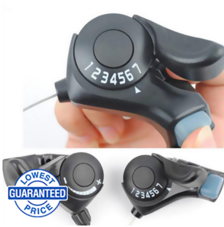 MTB Bicycle Thumb Gear Shifter 3x7 Speed Shift Lever for Shimano