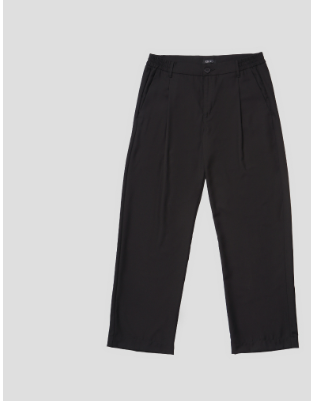 Memo Wide Leg Trousers With Pleats For Men
