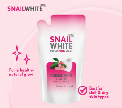 Snailwhite Natural White Crème Body Wash 400mL