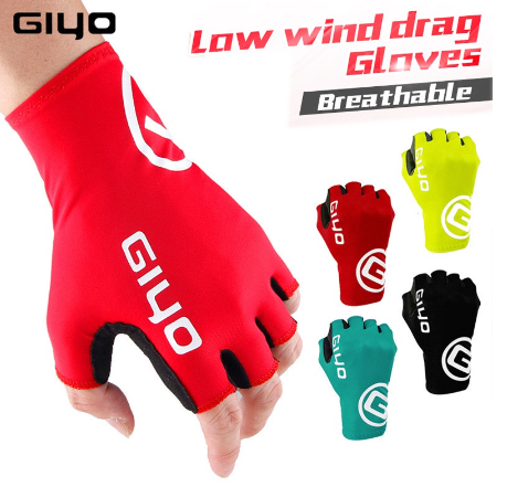 Giyo Breaking Wind Cycling Half Finger Gloves Anti-slip Bicycle