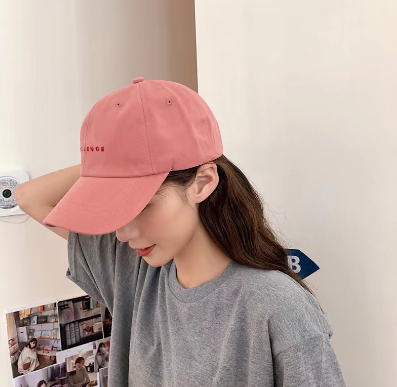 YQY #001 Embroidered Soft Top Curved Brim Baseball Cap Unisex Outdoor Leisure Sunscreen Hat