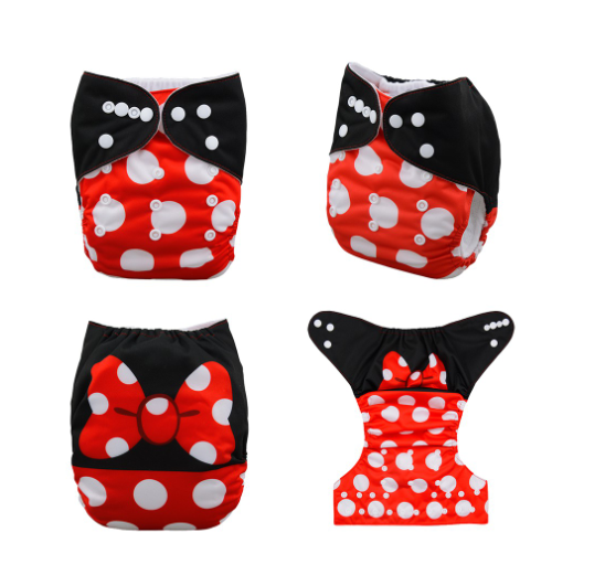 Alva Baby Cloth Diapers Washable Reusable Real Cloth Pocket Nappy Diaper Only D22