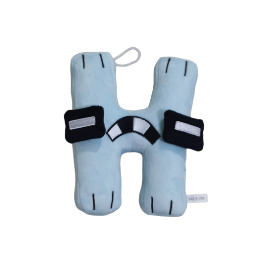 26 Alphabet Legend Plush Toy 0-10 Number Pillow Building Block Doll Children Birthday Party Gift H