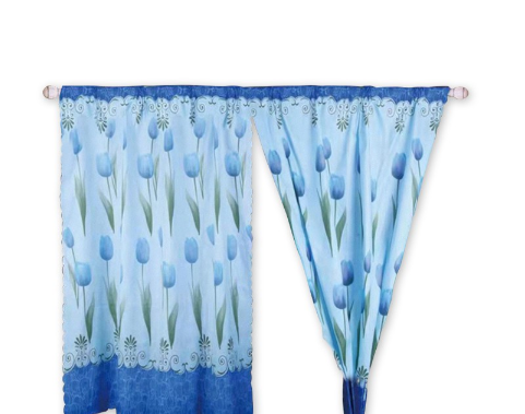Socone Floral Fashion Short Curtain 1pc 7015