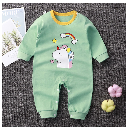Ready Stock Baby Rompers Jumpsuit Cartoon Animals Newborn Infant Cute Baby Boy Girl Clothes BC5