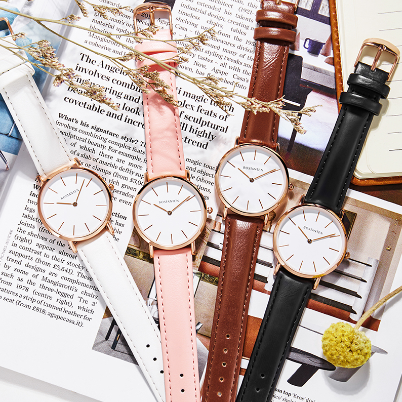 Watch For Woman 36mm Dial Classic Quartz Leather