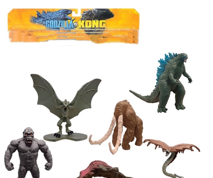 6pcs Godzilla King of the Monsters Action Figure Godzilla Mothra King Ghidorah Model Dolls Toys