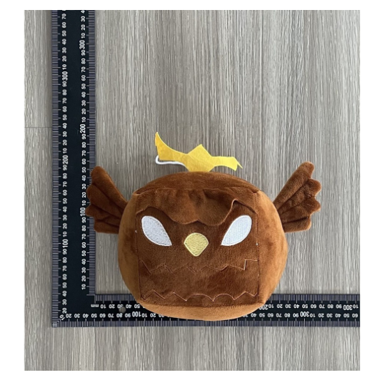 Blox Fruits Plush Toys Blox Fruits Game Peripheral Fruit Leopard Print Box Plush Toy Purple Box Doll B8