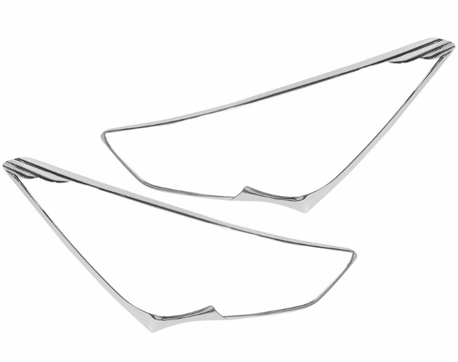 Auto Clover Head Lamp Garnish 2pcs Set C441 For Hyundai Santa Fe DM 2012 - 2013 Car Accessories