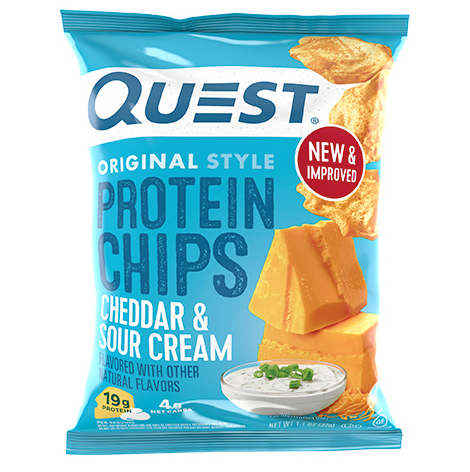 Quest Protein Chips  Cheddar And Sour Cream Flavor 32g
