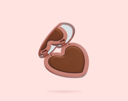 Chu Chu Beauty Heart Lip Balm in Brown Sugar