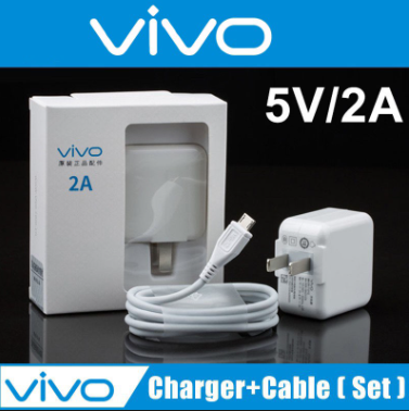 VIVO 5V/2A Fast Charger With Data Cable (Set)