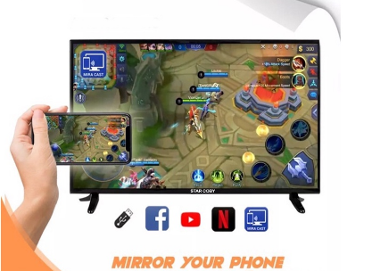 LED TV STAR COBY SMART TV 32INCH Free/Wall Mount