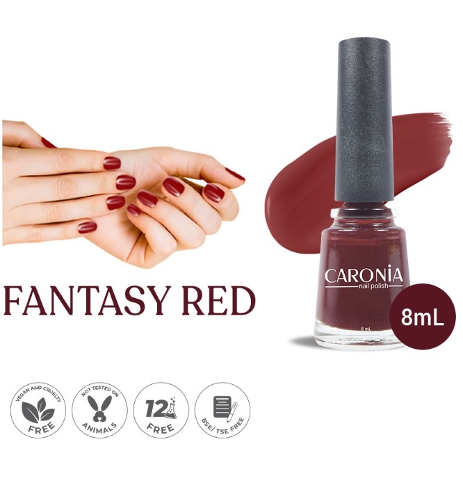 Caronia Nail Polish Fantasy Red 8ml