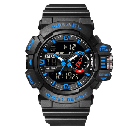 Smael 8043 Sport Watch Waterproof Top Brand Luxury Sports Digital Men's Wristwatch Military Army M004
