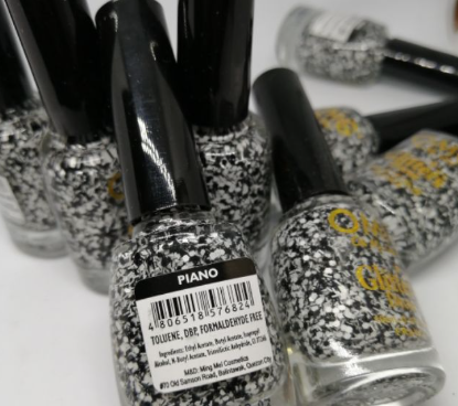 Piano Glitter Decor Nail Art  Manicure Pedicure (12ml)