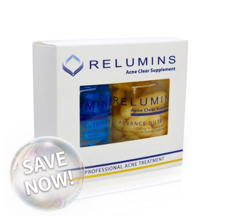 Relumins Oral Acne Treatment Dermatologist Formula Dual Capsule For Clear Skin Protects Agains